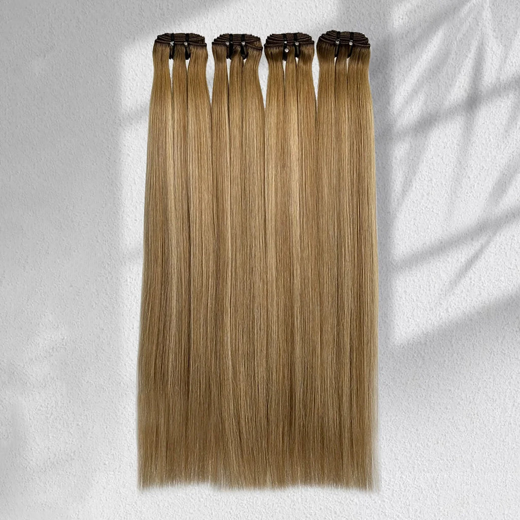Yhair New Luxury Raw Balayage Bundles Straight Hair 8/70/8#