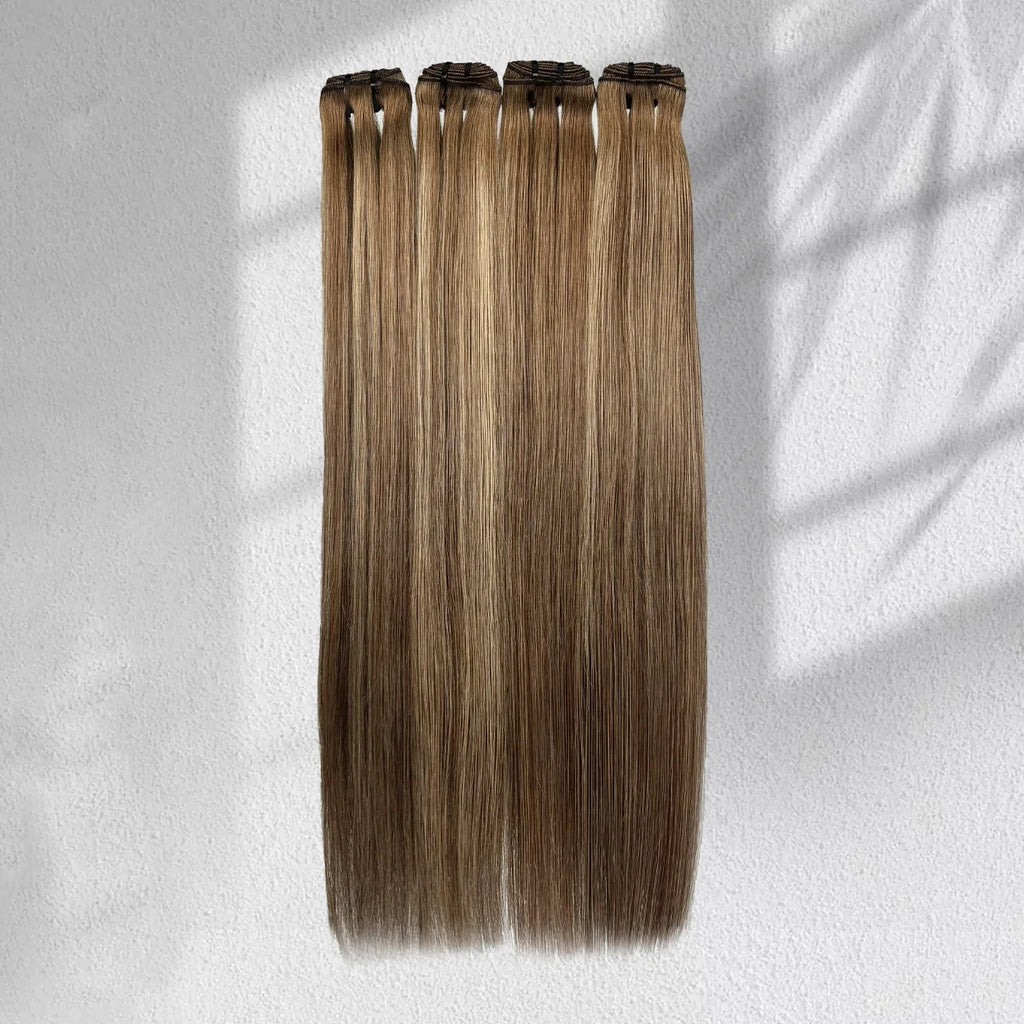 Yhair New Luxury Raw Balayage Bundles Straight Hair 6/70/6#