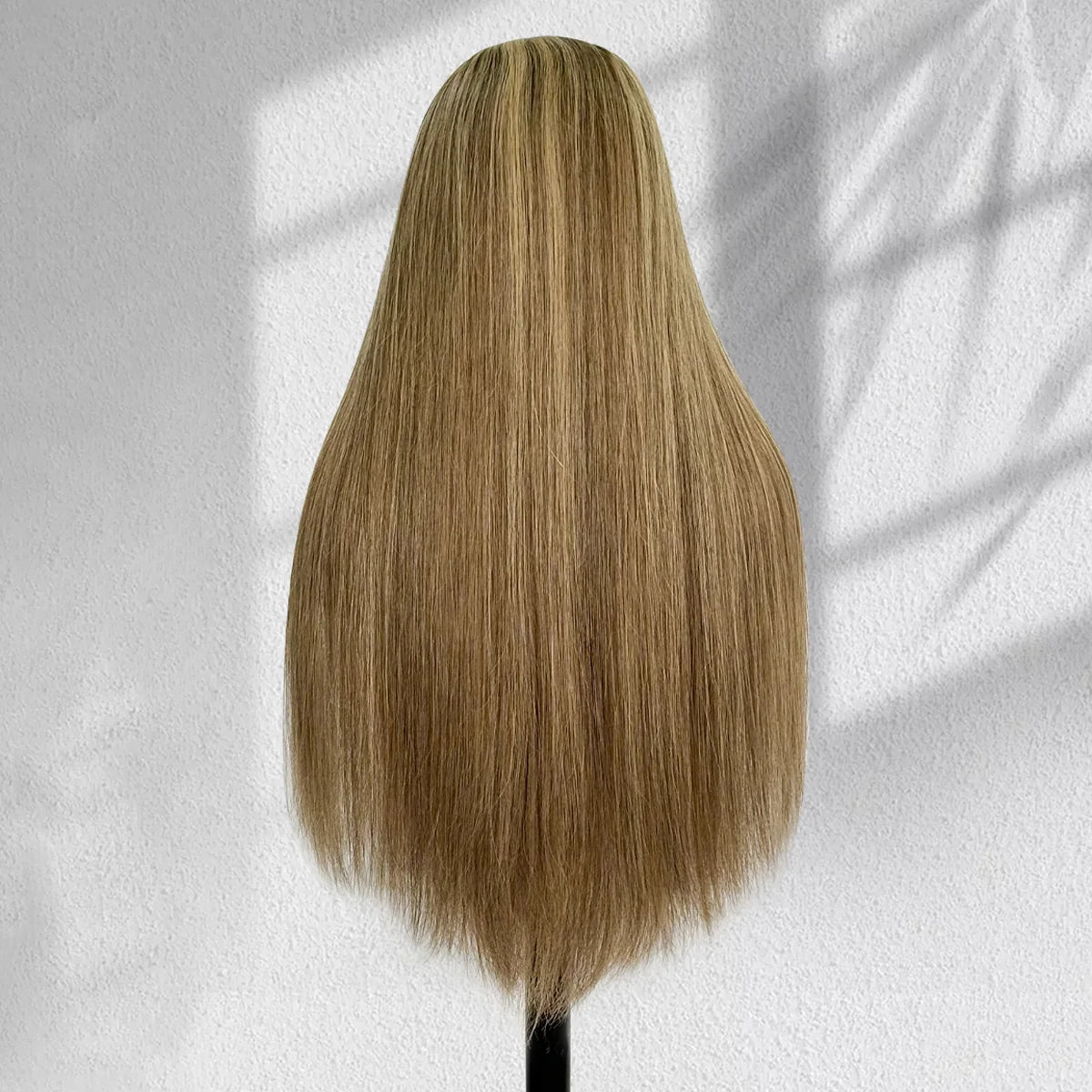 Yhair New Luxury Raw Hair 5x5 HD Balayage Wigs Straight 250% Density Color #2/8/24