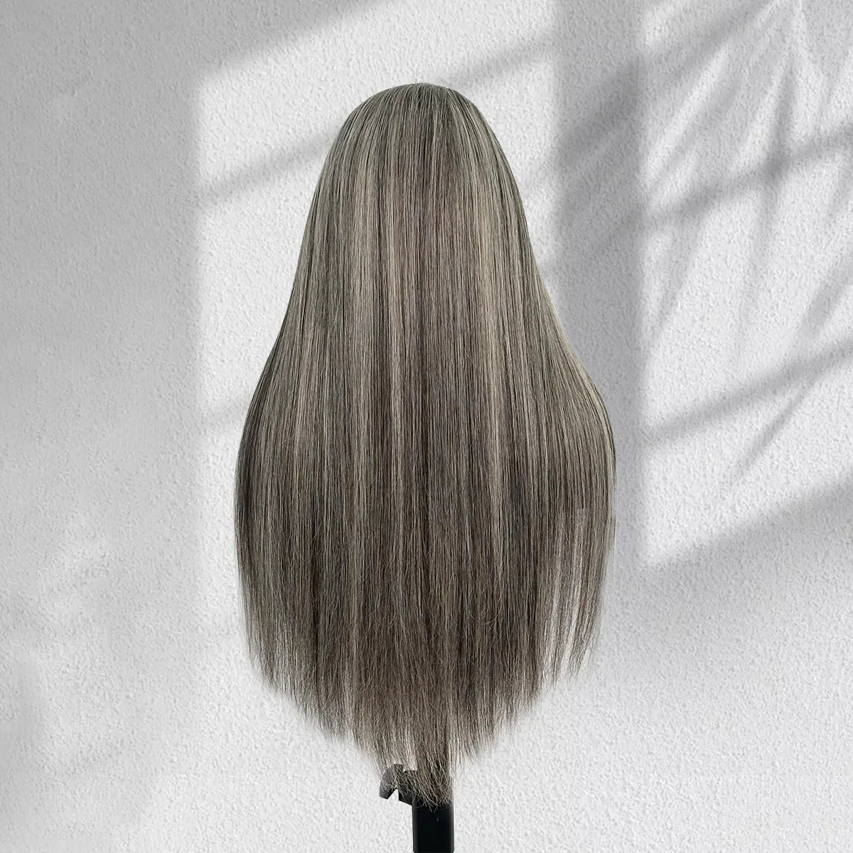 Yhair New Luxury Raw Hair 5x5 HD Balayage Wigs Straight 250% Density Color #4/27/4