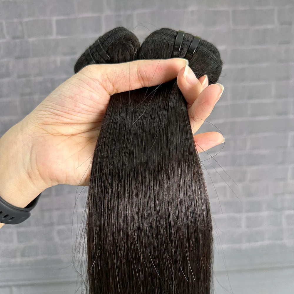 Yhair 100% Virgin Hair Bundles Straight Hair N1B#