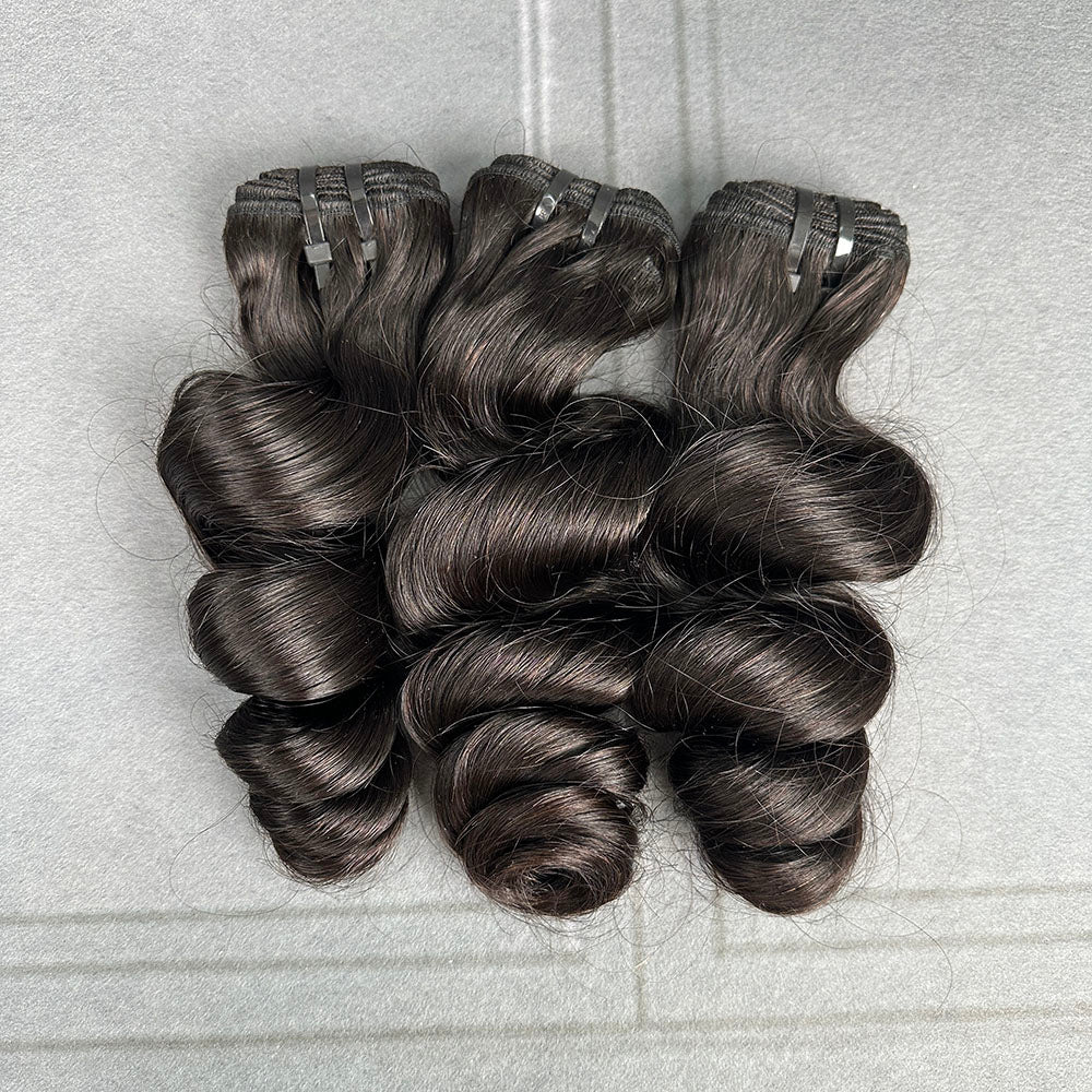 Yhair 100% Virgin Hair Bundles Single Loose Wave Hair N1B#