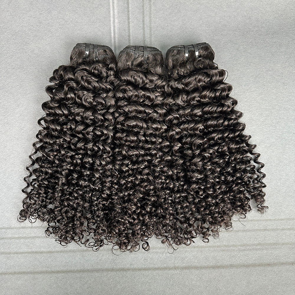 Yhair 100% Virgin Hair Bundles Deep Curly Hair N1B#