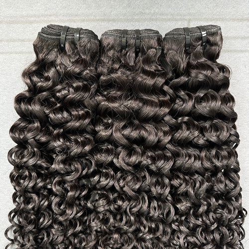 Yhair 100% Virgin Hair Bundles Italian Curly Hair N1B#