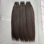 Yhair 100% Virgin Hair Bundles Kinky Straight Hair N1B#