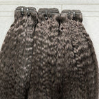 Yhair 100% Virgin Hair Bundles Kinky Straight Hair N1B#