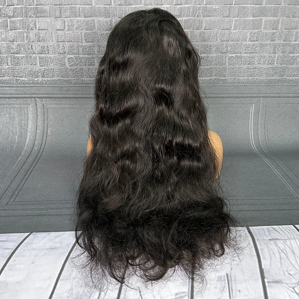 Yhair 5x5 HD Lace Closure Fancy Wigs Body Wave 200% Density Virgin Human Hair Wig