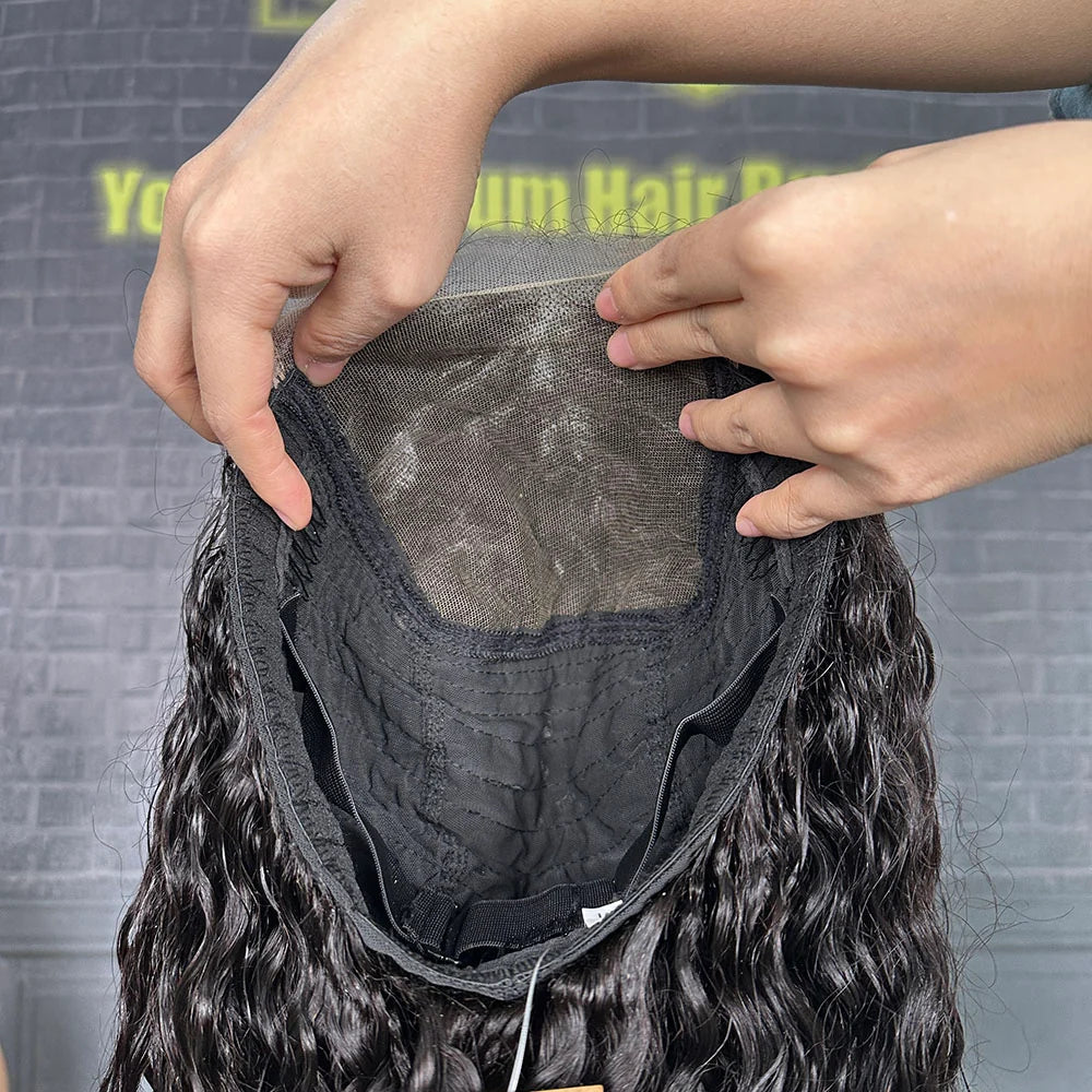 Yhair 5x5 HD Lace Closure Fancy Wigs Italian Curly 200% Density Virgin Human Hair Wig