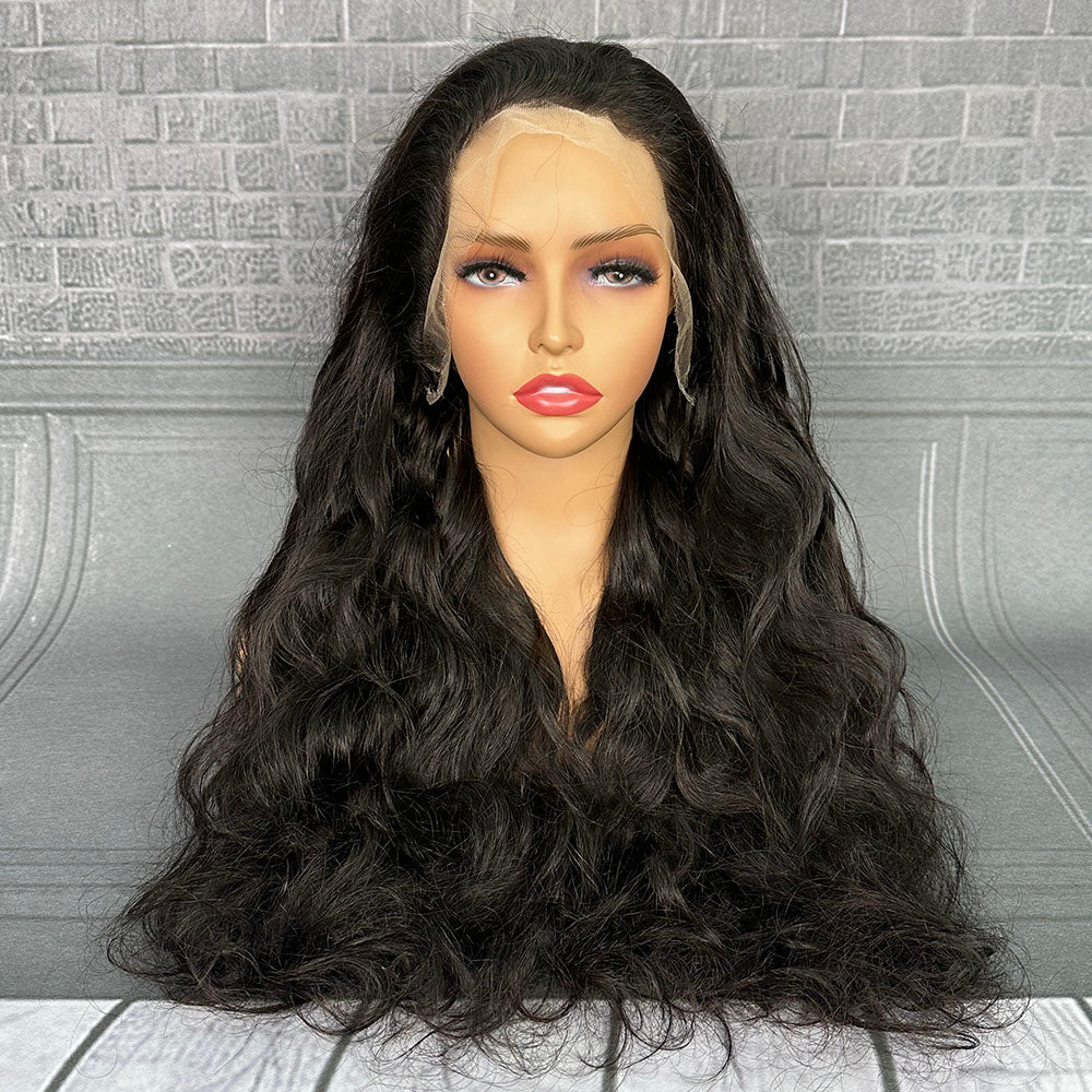 Yhair 13x4 HD Lace Frontal Fancy Wigs Body Wave 200% Density Virgin Human Hair Wig