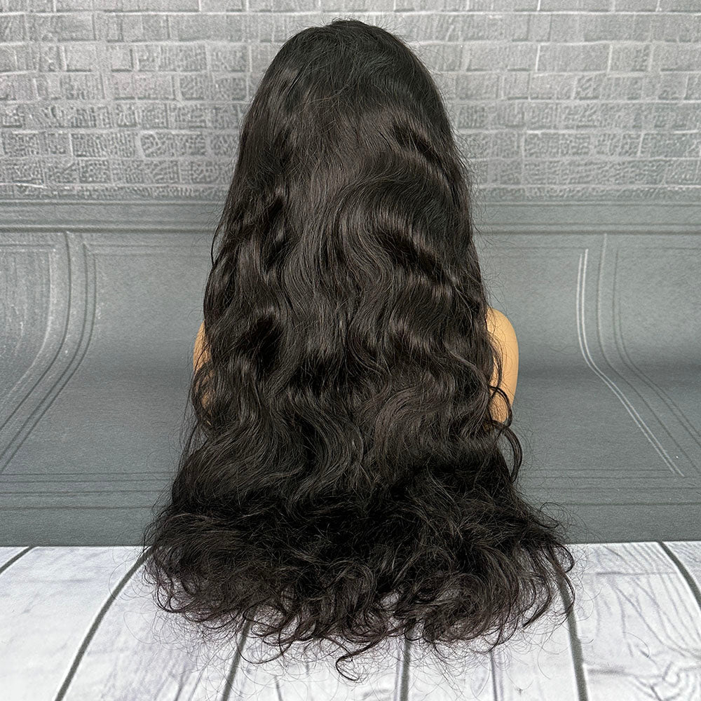 Yhair 13x4 HD Lace Frontal Fancy Wigs Body Wave 200% Density Virgin Human Hair Wig