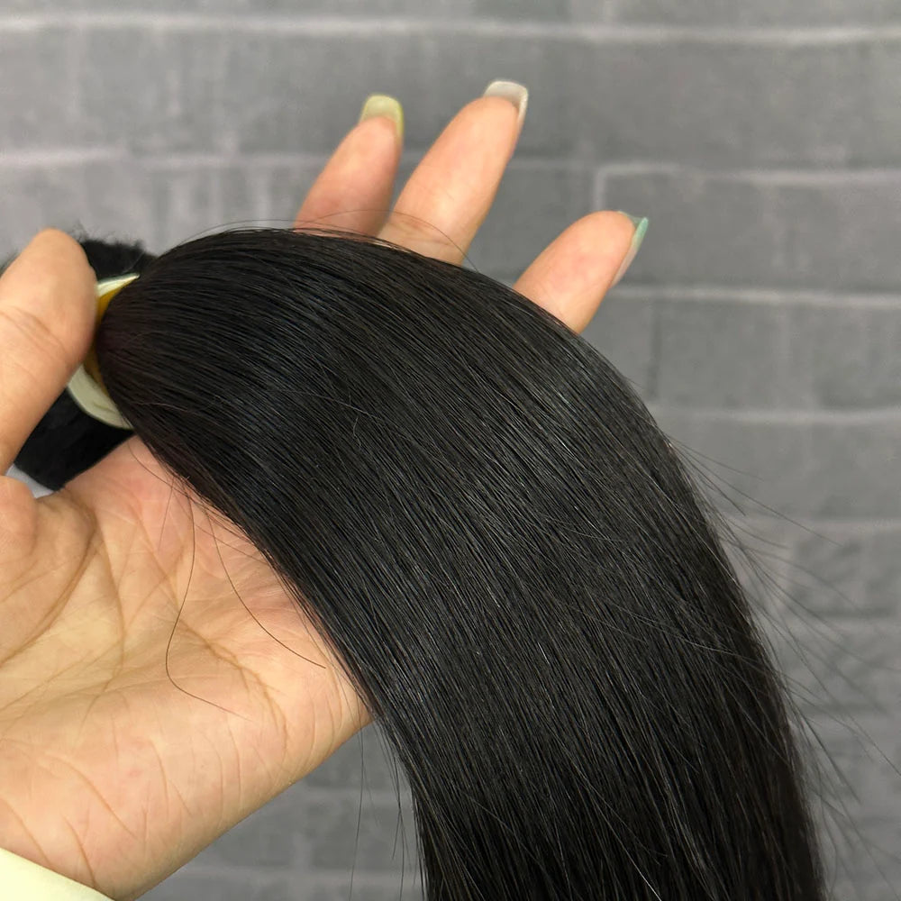 Yhair 100% Raw Hair Bundles Straight Hair N1B#
