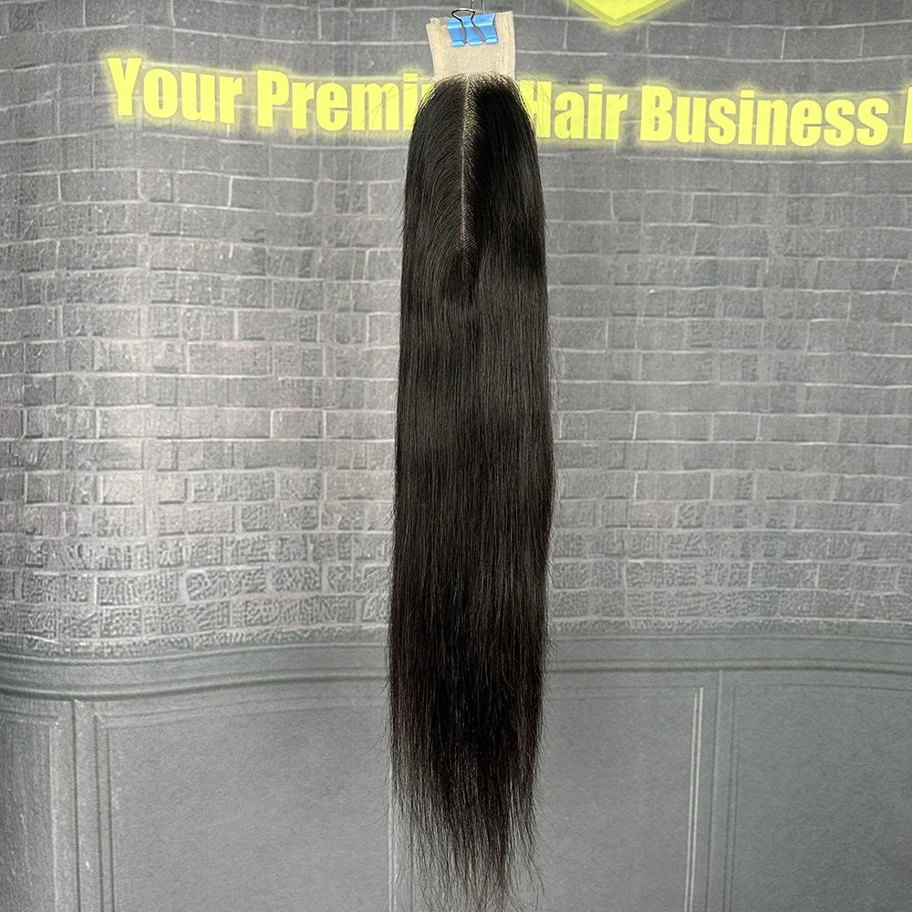 Yhair 2x6 Transparent Lace Closure Straight Virgin Hair N1B#