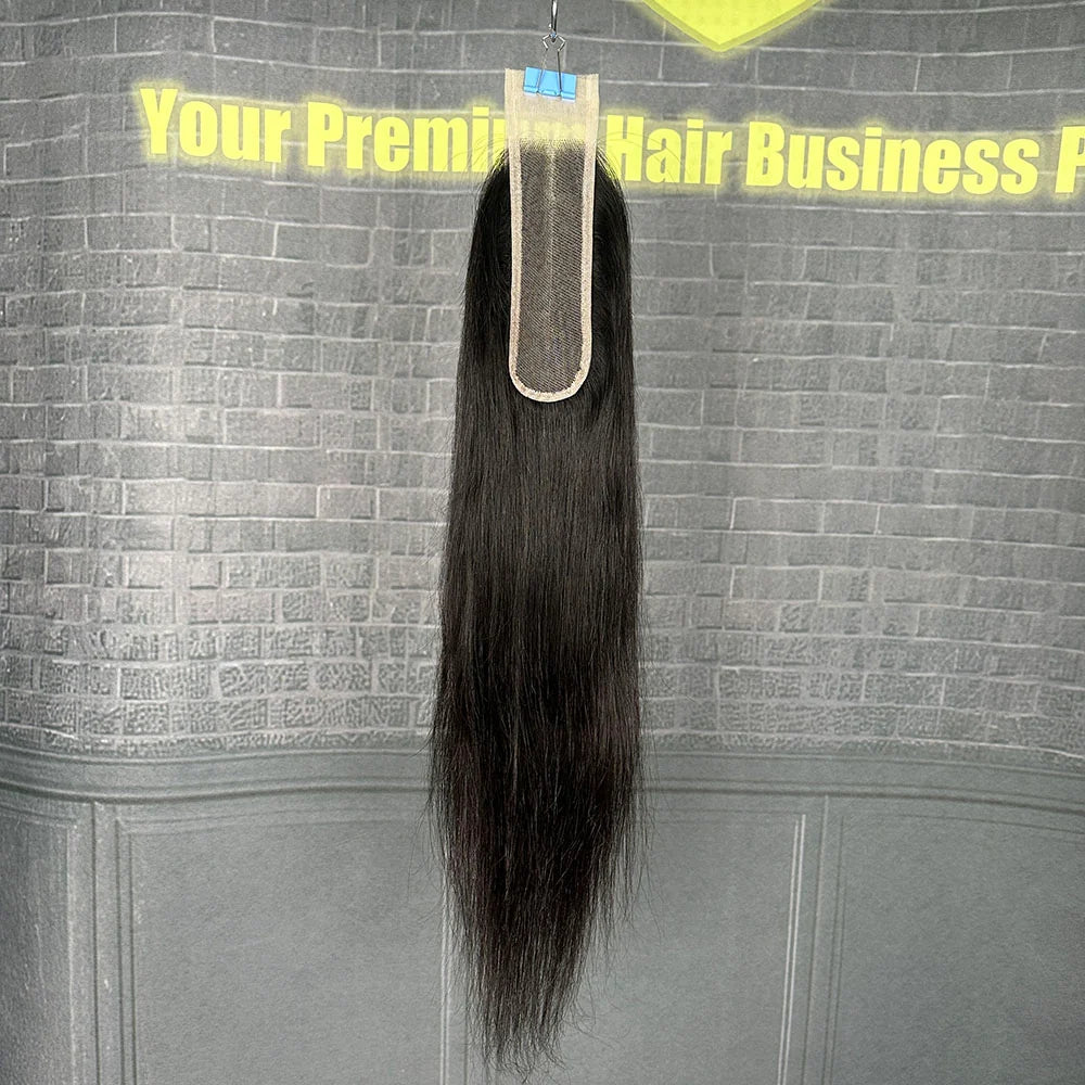 Yhair 2x6 Transparent Lace Closure Straight Virgin Hair N1B#