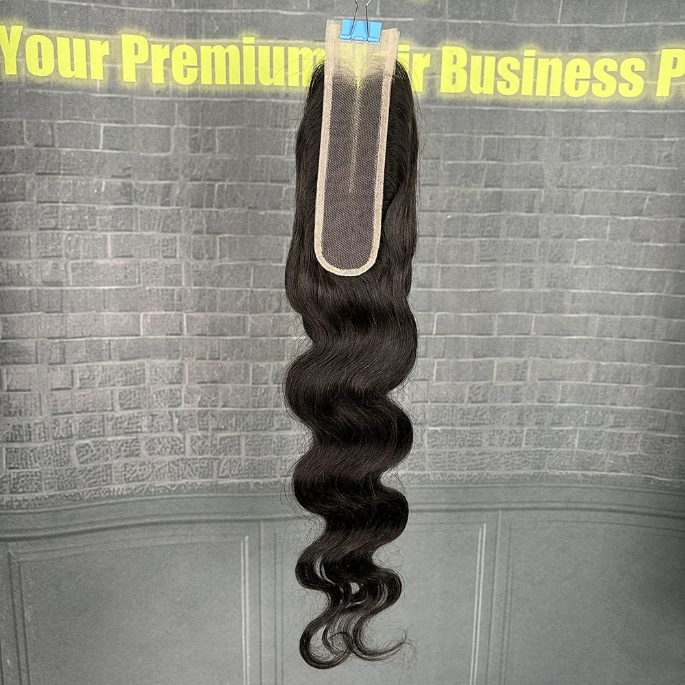 Yhair 2x6 Transparent Lace Closure Body Wave Virgin Hair N1B#