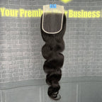 Yhair 4x4 Transparent Lace Closure Body Wave Virgin Raw Hair N1B#