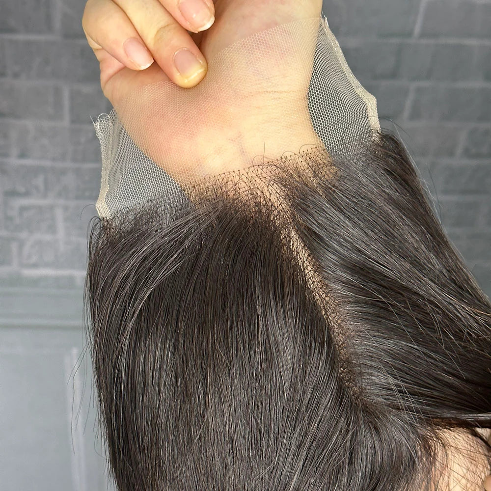 Yhair 4x4 Transparent Lace Closure Body Wave Virgin Raw Hair N1B#