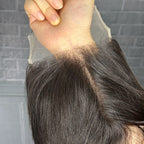Yhair 4x4 Transparent Lace Closure Body Wave Virgin Raw Hair N1B#