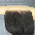 Yhair 4x4 Transparent Lace Closure Body Wave Virgin Raw Hair N1B#
