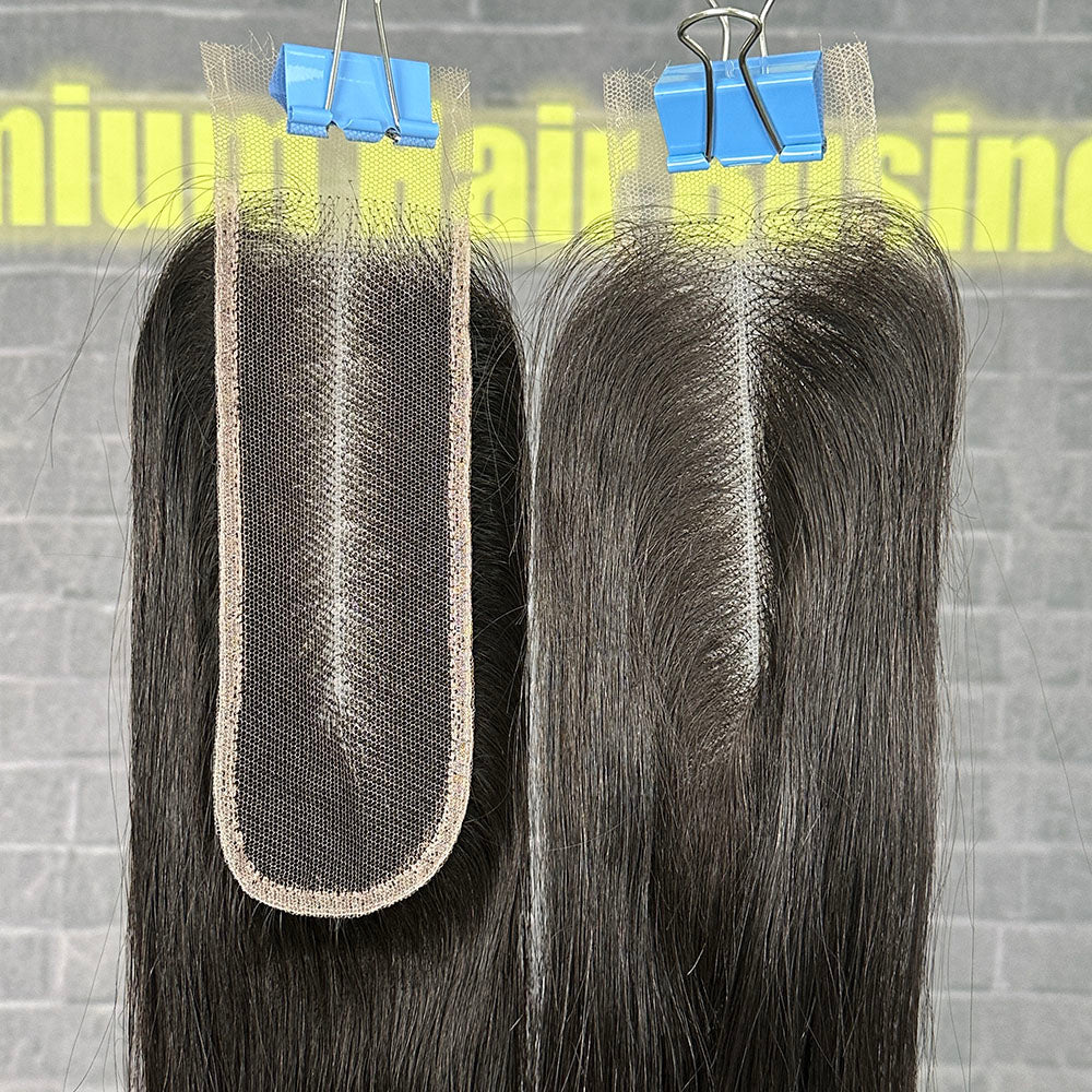 Yhair 2x6 HD Lace Closure Straight Virgin Raw Hair N1B#