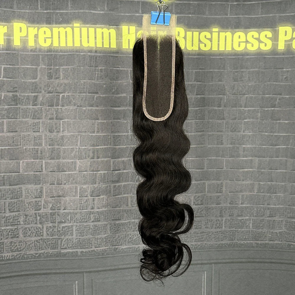 Yhair 2x6 HD Lace Closure Body Wave Virgin Raw Hair N1B#