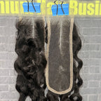 Yhair 2x6 HD Lace Closure Italian Curly Virgin Raw Hair N1B#