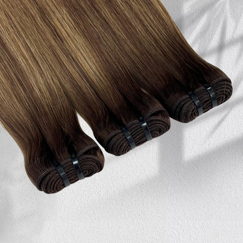 Yhair New Luxury Raw Balayage Bundles Straight Hair 2/5/2#