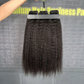 Yhair 100% Virgin Hair Bundles Kinky Straight Hair N1B#
