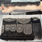 Yhair 4x4 Transparent Lace Closure Deep Curly Virgin Raw Hair N1B#